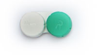 A picture of contact lens case used for contacts from a See Stylish box