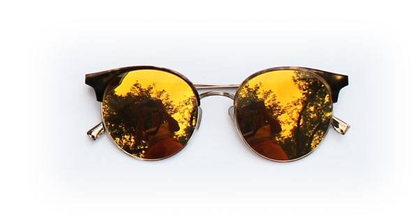 A picture of designer sunglasses that are included in the See Stylish box